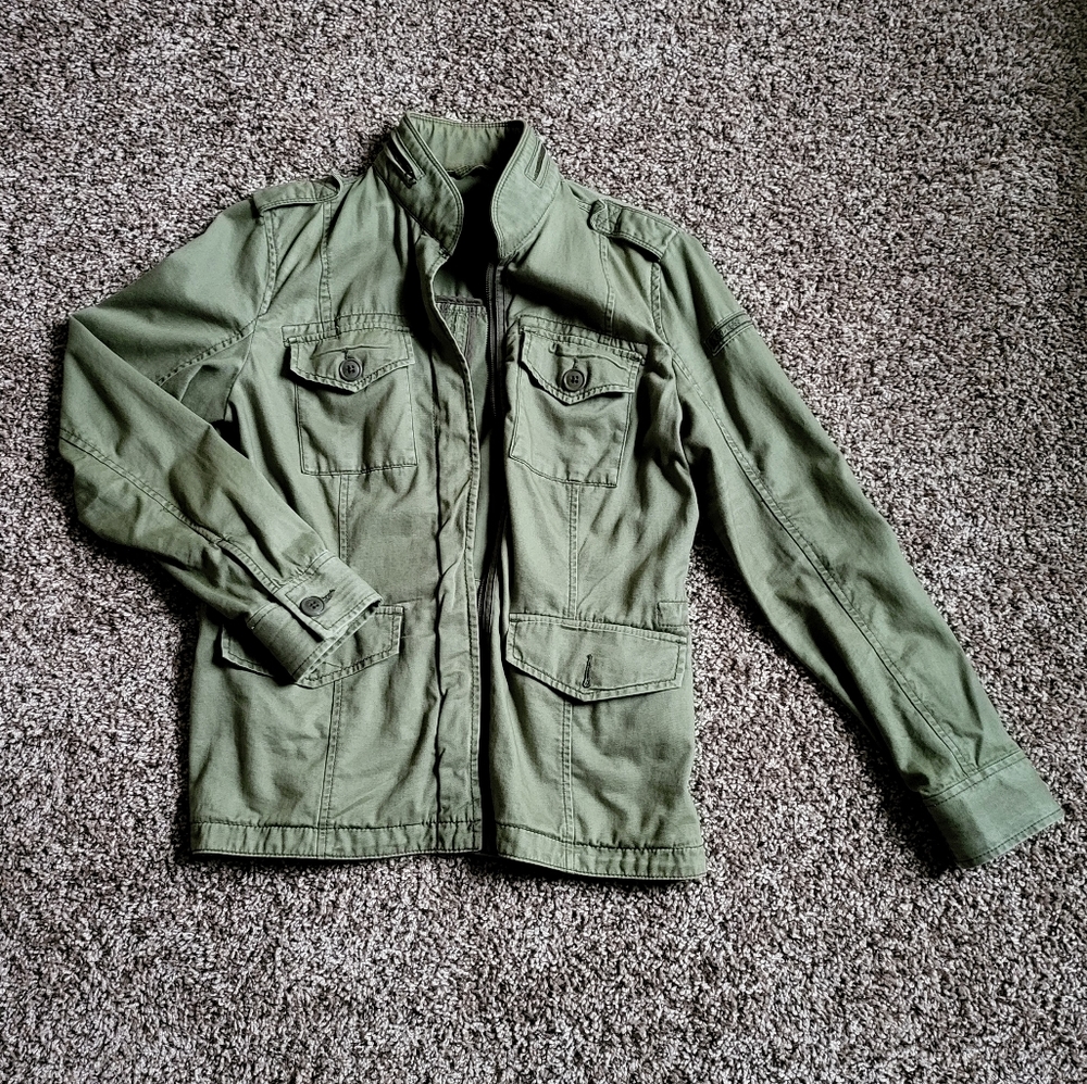 A&F jacket army green